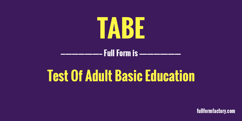 tabe-full-form