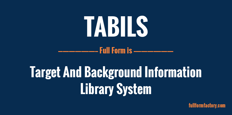 tabils-full-form