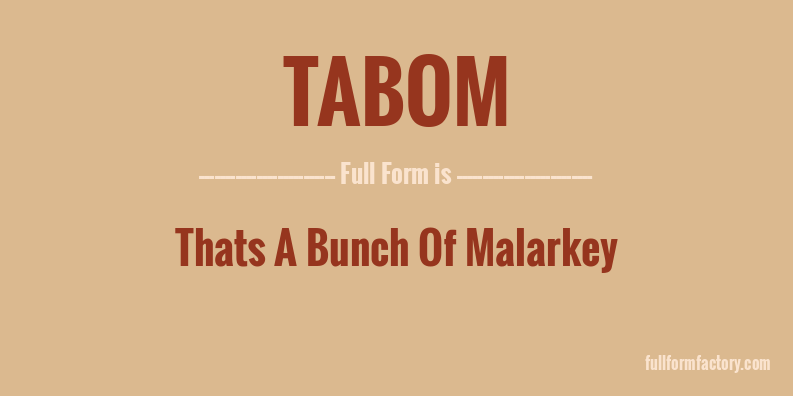 tabom-full-form