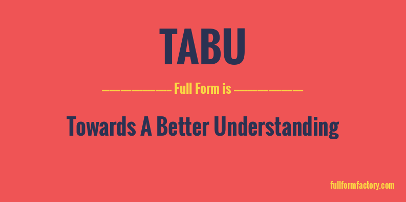 tabu-full-form