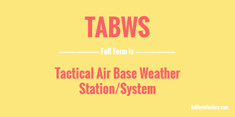 tabws-full-form