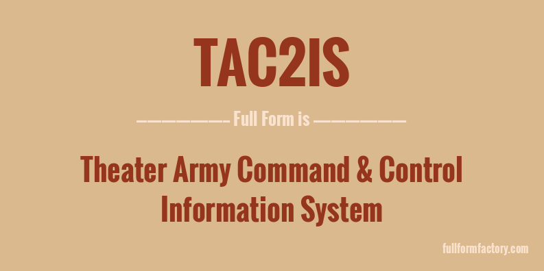 tac2is-full-form