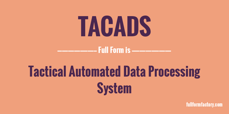 tacads-full-form