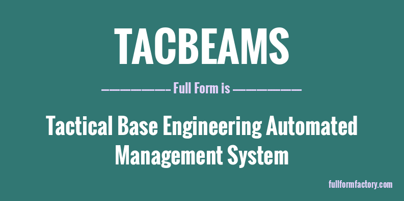 tacbeams-full-form