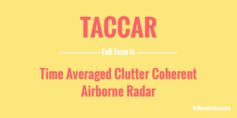 taccar-full-form