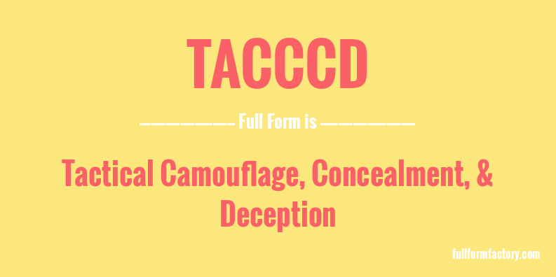 tacccd-full-form