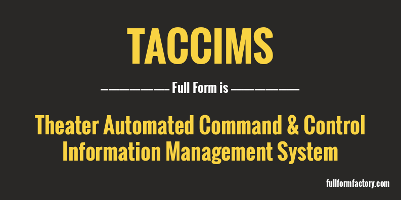 taccims-full-form