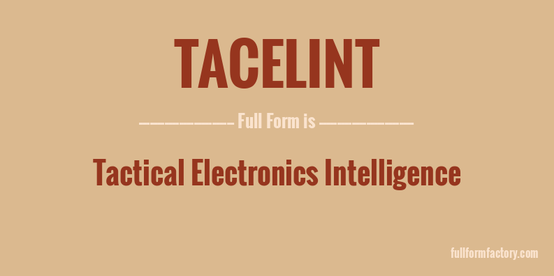 tacelint-full-form