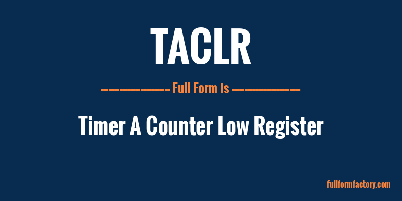 taclr-full-form