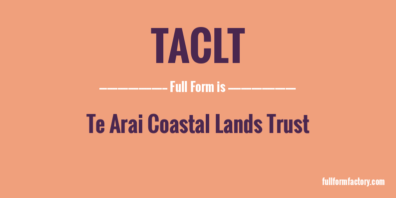 taclt-full-form