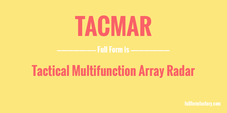 tacmar-full-form