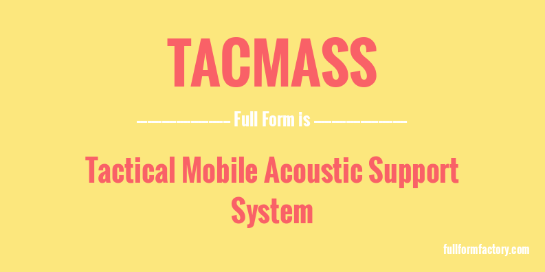tacmass-full-form