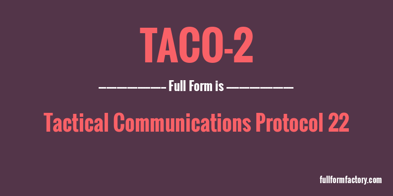 taco-2-full-form