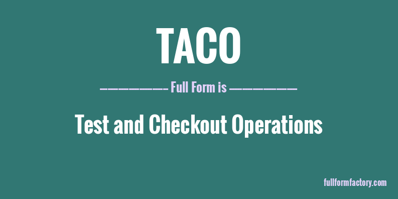 taco-full-form