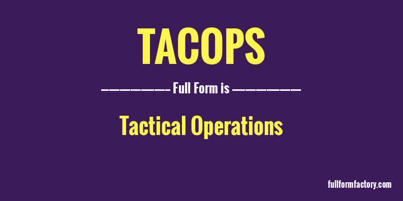 tacops-full-form