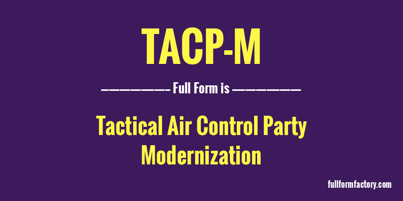 tacp-m-full-form