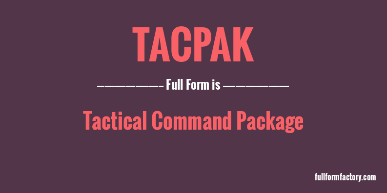 tacpak-full-form
