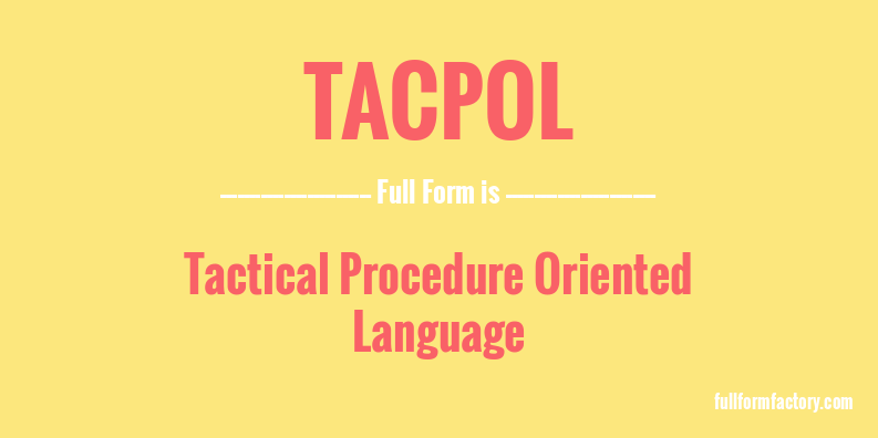 tacpol-full-form