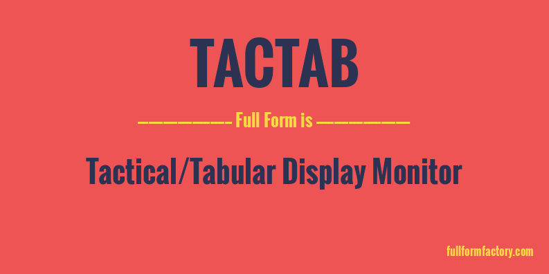 tactab-full-form