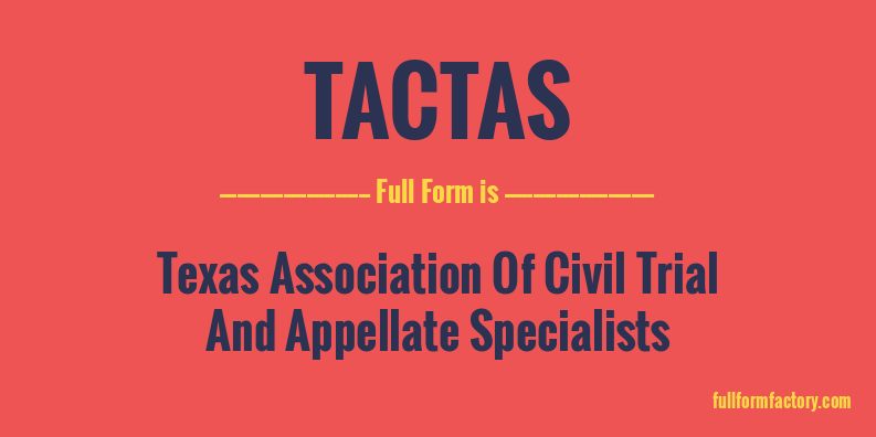tactas-full-form