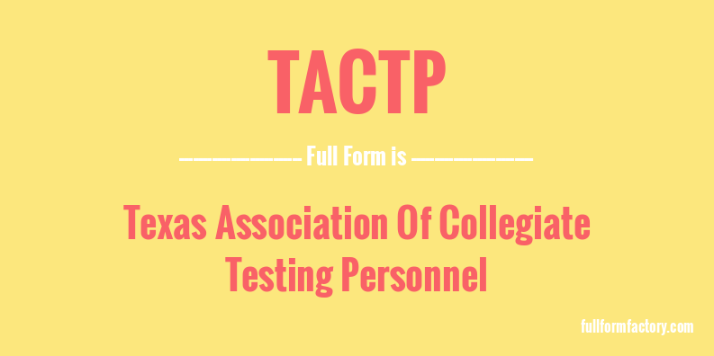 tactp-full-form