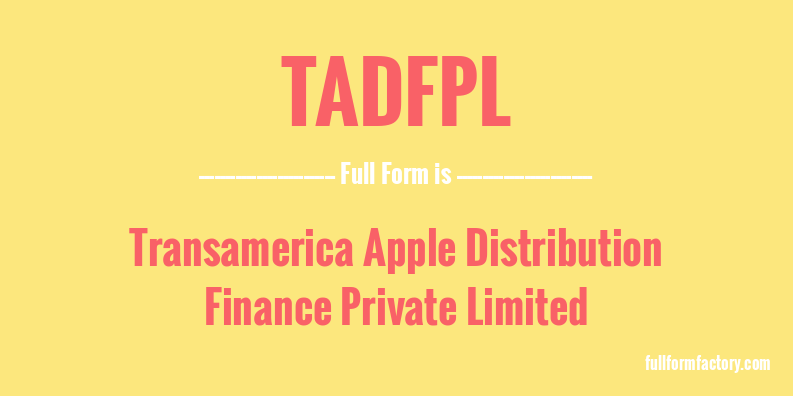 tadfpl-full-form
