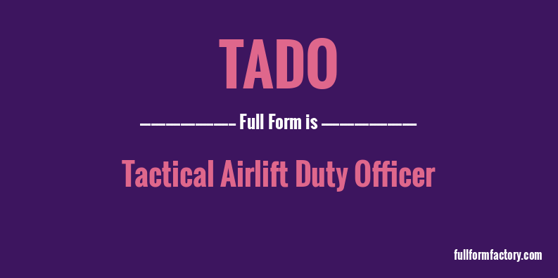 tado-full-form