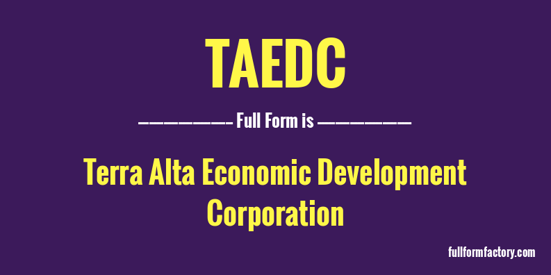 taedc-full-form