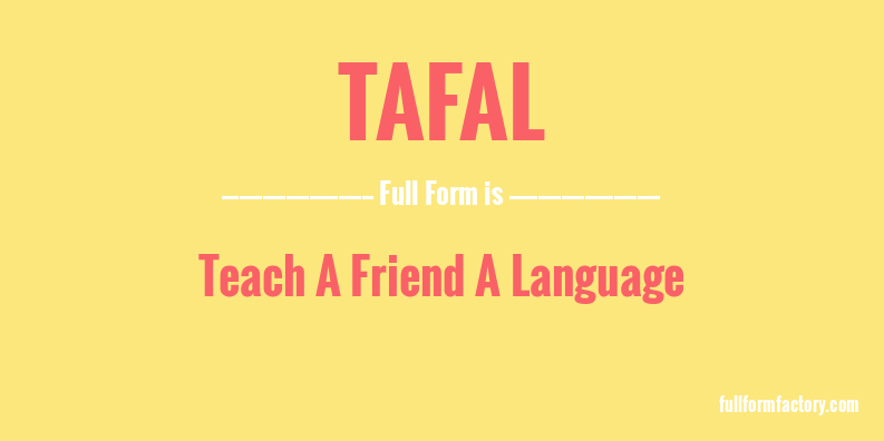 tafal-full-form