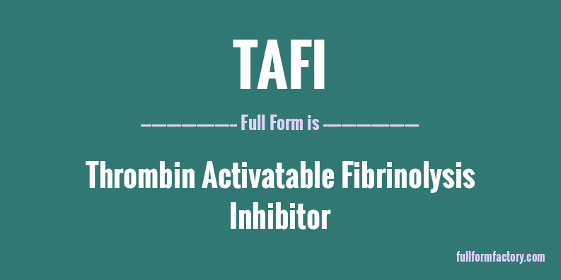tafi-full-form
