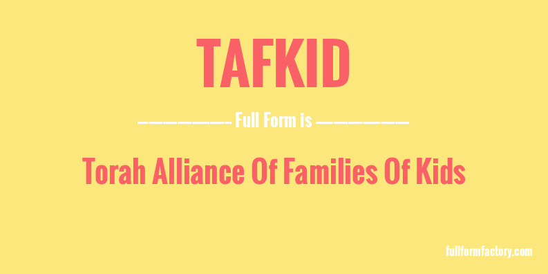 tafkid-full-form