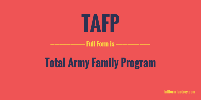 tafp-full-form