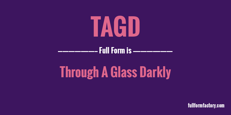 tagd-full-form