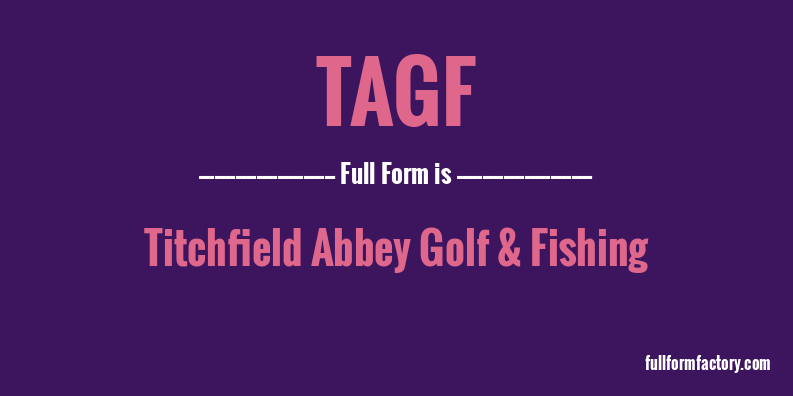 tagf-full-form