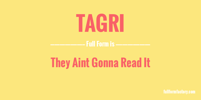 tagri-full-form