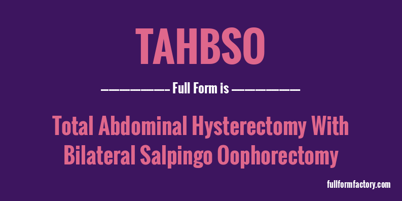 tahbso-full-form