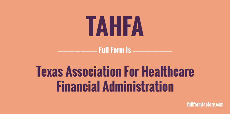 tahfa-full-form