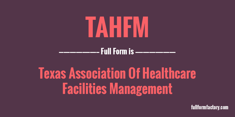 tahfm-full-form