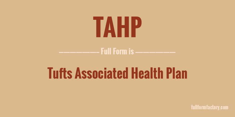tahp-full-form
