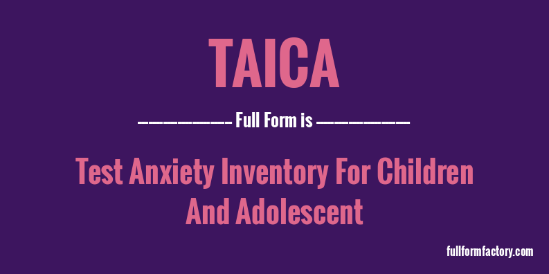 taica-full-form
