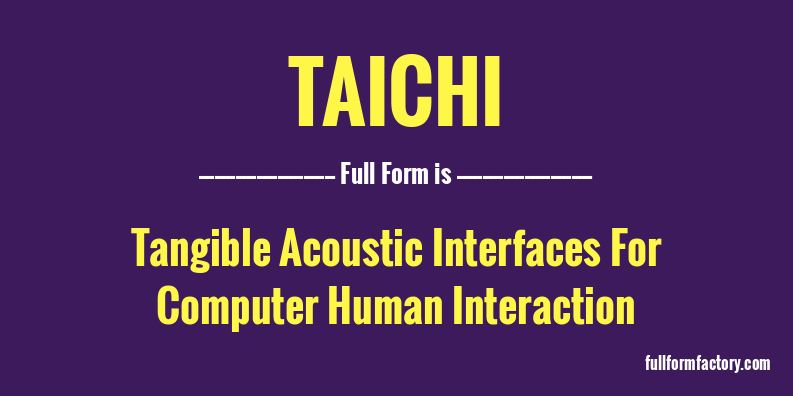 taichi-full-form