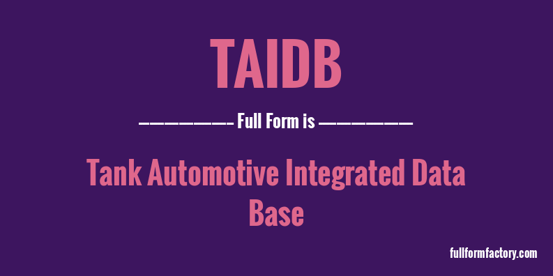 taidb-full-form