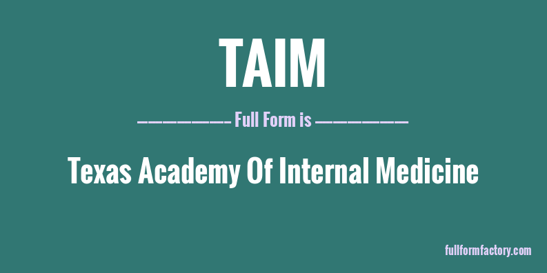 taim-full-form