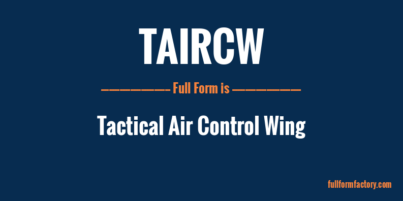 taircw-full-form
