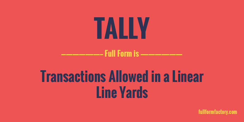 tally-full-form