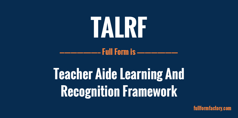 talrf-full-form