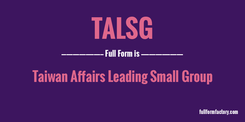 talsg-full-form