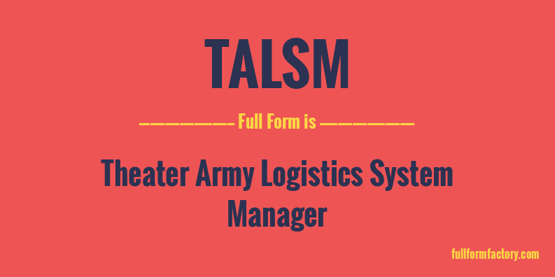 talsm-full-form