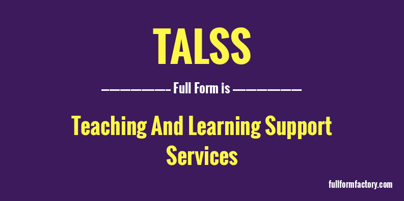 talss-full-form