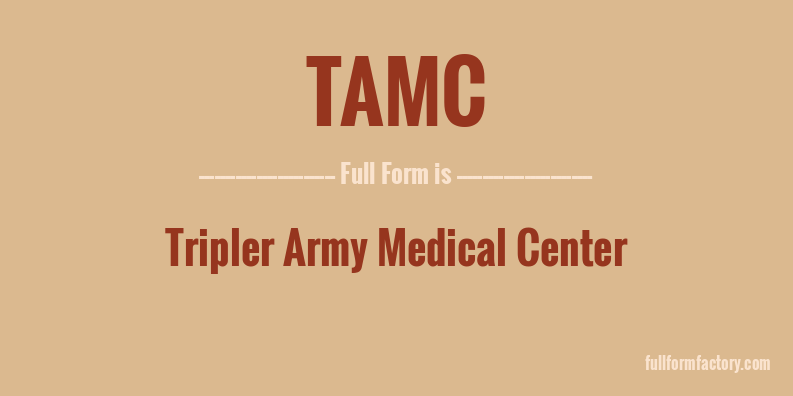 tamc-full-form